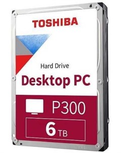 Жесткий диск 3 5 6 Tb 5400 rpmrpm 128 MbMb cache P300 SATA III 6 Gb s HDWD260UZSVA Toshiba