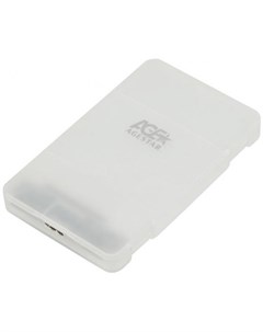 Внешний контейнер для HDD 2 5 SATA AgeStar 31UBCP3 USB3 1 пластик белый Age star