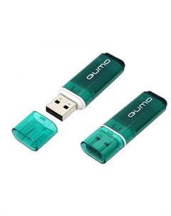 Флешка USB 4Gb Optiva 01 USB2 0 зеленый QM4GUD OP1 green Qumo