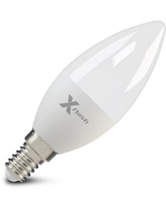 Лампа светодиодная свеча XF E14 C37 6 5W 2700K 230V E14 6 5W 2700K 47499 X-flash