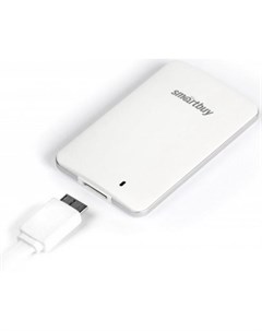 Внешний жесткий диск 1Tb SSD Smartbuy S3 Drive SB1024GB S3DW 18SU30 белый 1 8 USB3 0 425 400Mbs TLC