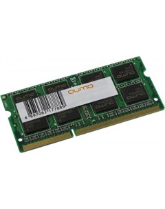 Оперативная память для ноутбука 4Gb 1x4Gb PC3 10600 1333MHz DDR3 DIMM CL9 QUM3S 4G1333K9R C9 Qumo