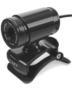 0721157 Black Веб камера с матрицей 0 3 МП разрешение видео 640х480 USB 2 0 встроенный микрофон ручн Cbr