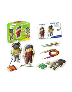 Настольная игра развивающие Miniland Со шнуровкой В мире детей 36033 Miniland (миниленд)