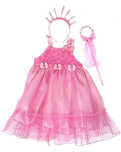 Карнавальный костюм Принцесса платье ободок палочка 56 см от 3 лет 972133 Новогодняя сказка