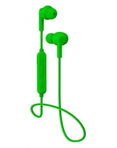 BT наушники внутриканальные с микрофоном TYRO зелёные PF_B4023 Perfeo