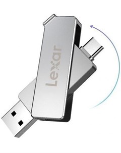 32GB Dual Type C and Type A USB 3 1 flash drive up to 130MB s read Lexar