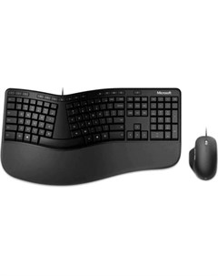Клавиатура мышь Ergonomic Keyboard Kili Mouse LionRock 4 Busines клав черный мышь черный USB беспров Microsoft