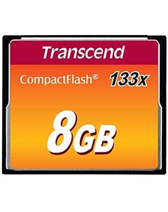 Карта памяти Compact Flash Card 8Gb 133x TS8GCF133 Transcend