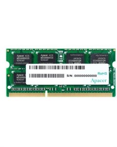Оперативная память для ноутбука 4Gb 1x4Gb PC3 12800 1600MHz DDR3L SO DIMM CL11 AS04GFA60CATBGJ DV 04 Apacer