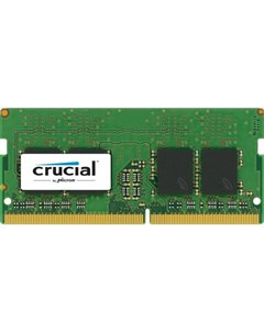 Оперативная память для ноутбука 8Gb 1x8Gb PC4 19200 2400MHz DDR4 SO DIMM CL17 CT8G4SFS824A Crucial
