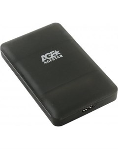 Внешний контейнер для HDD 2 5 SATA AgeStar 31UBCP3 USB3 1 пластик черный Age star