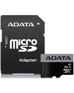 Карта памяти 16GB ADATA Premier Pro microSDXC SDHC UHS I U3 Class 10 V30S 100MB 60MB s с адаптером Adata