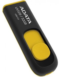 Флешка USB 32Gb UV128 USB3 0 AUV128 32G RBY черный желтый Adata
