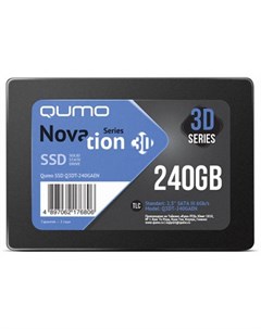 Твердотельный накопитель SSD 2 5 240 Gb Q3DT 240GAEN Read 560Mb s Write 540Mb s 3D NAND TLC Qumo