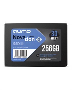 Твердотельный накопитель SSD 2 5 256 Gb Q3DT 256GPPN Read 560Mb s Write 540Mb s 3D NAND TLC Qumo