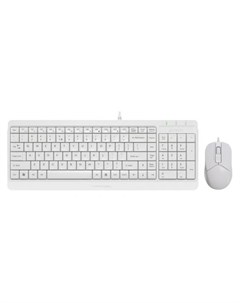 Клавиатура мышь Fstyler F1512 клав белый мышь белый USB A4tech