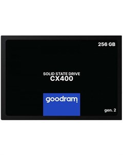 Твердотельный накопитель SSD 2 5 256Gb CX400 SSDPR CX400 256 G2 SATA3 up to 550 490MBs 85000IOPs 3D  Goodram