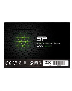 Твердотельный накопитель SSD 2 5 256 Gb SP256GBSS3A56B25 Read 560Mb s Write 530Mb s 3D NAND TLC Silicon power