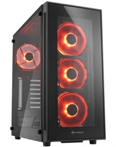 Корпус ATX TG5 RED Без БП чёрный Sharkoon