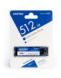 Твердотельный накопитель SSD M 2 512 Gb Stream E13T Read 1700Mb s Write 1550Mb s 3D NAND TLC SBSSD 5 Smartbuy