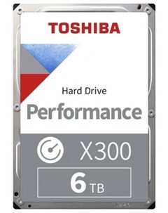 Жесткий диск SATA III 6Tb HDWR160UZSVA X300 7200rpm 256Mb 3 5 Toshiba