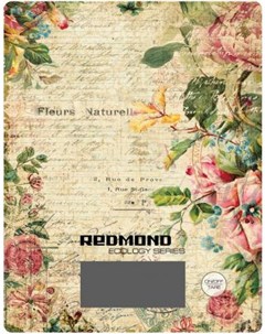 Весы кухонные RS 736 рисунок цветы Redmond