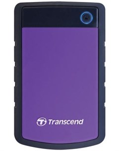 Внешний жесткий диск 2 5 USB3 0 1 Tb StoreJet 25H TS1TSJ25H3P черный фиолетовый Transcend