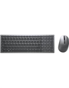 Клавиатура мышь KM7120W клав серебристый мышь серый USB беспроводная Bluetooth Радио Dell