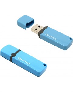 Флешка 8Gb QM8GUD OP2 blue USB 2 0 голубой Qumo