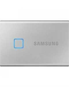 Внешний SSD диск 1 8 2 Tb USB Type C T7 Touch MU PC2T0S WW серебристый MU PC2T0S WW Samsung