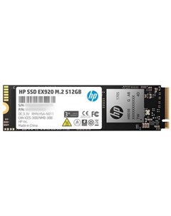 Твердотельный накопитель SSD M 2 512 Gb EX920 Read 3200Mb s Write 1600Mb s 3D NAND TLC 2YY46AA Hp