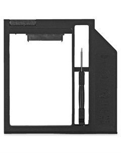 Адаптер оптибей SS90 optibay hdd caddy SATA miniSATA SlimSATA 9мм для подключения HDD SSD 2 5 к ноут Espada