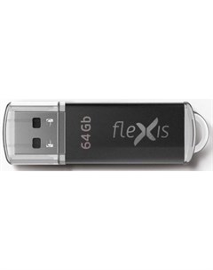 Флешка 64Gb RB 108 USB 3 0 черный Flexis