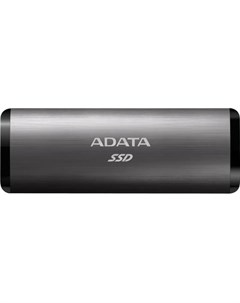 Внешний SSD диск 1 8 256 Gb USB 3 2 SE760 Titan Gray серый Adata