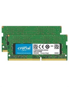 Оперативная память для ноутбука 32Gb 2x16Gb PC4 21300 2666MHz DDR4 SO DIMM CL19 CT2K16G4SFD8266 Crucial