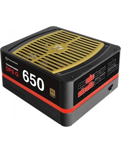 Блок питания ATX 650W Toughpower Grand DPS G 80 gold 24 4 4pin APFC 140mm fan color LED 8xSATA Cab M Thermaltake