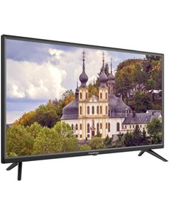 Телевизор LED 32 PTV32SS04Z_CIS_BK черный 1366x768 50 Гц Wi Fi Smart TV 3 х HDMI 2 х USB RJ 45 CI Prestigio