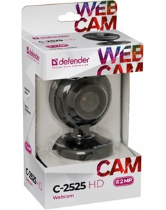 Веб Камера C 2525 HD черный 63252 Defender