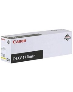 Тонер C EXV17Y для iRC4080i 4580i желтый 30000 страниц Canon
