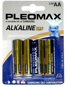 Батарейки Pleomax LR6 4BL AA 4 шт Samsung pleomax
