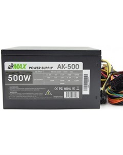 Блок питания ATX 500 Вт AK 500W Airmax