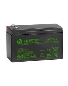 Батарея BC 7 12 7Ач 12B B.b. battery