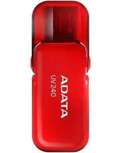 Flash Drive 16Gb UV240 AUV240 16G RRD USB2 0 Red Adata