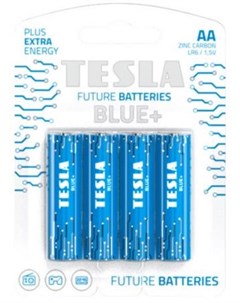 Батарейки AA BLUE 4 шт 8594183392165 Tesla