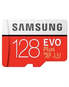 Флеш карта microSDXC 128Gb Class10 MB MC128HA RU EVO PLUS adapter Samsung