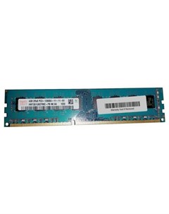 Оперативная память для компьютера 4Gb 1x4Gb PC3 12800 1600MHz DDR3 DIMM CL11 HMT3d 4G1600K11 Hynix