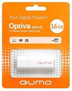 Флешка 16Gb QM16GUD OP1 white USB 2 0 белый Qumo
