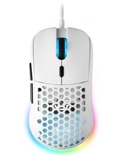 Мышь проводная Light2 180 белый USB Sharkoon