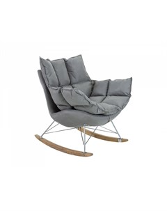 Кресло качалка ariella серый 90x102x85 см Ogogo